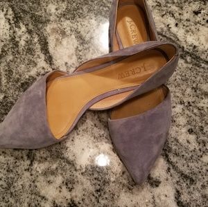 J. Crew D'Orsay Suede flats